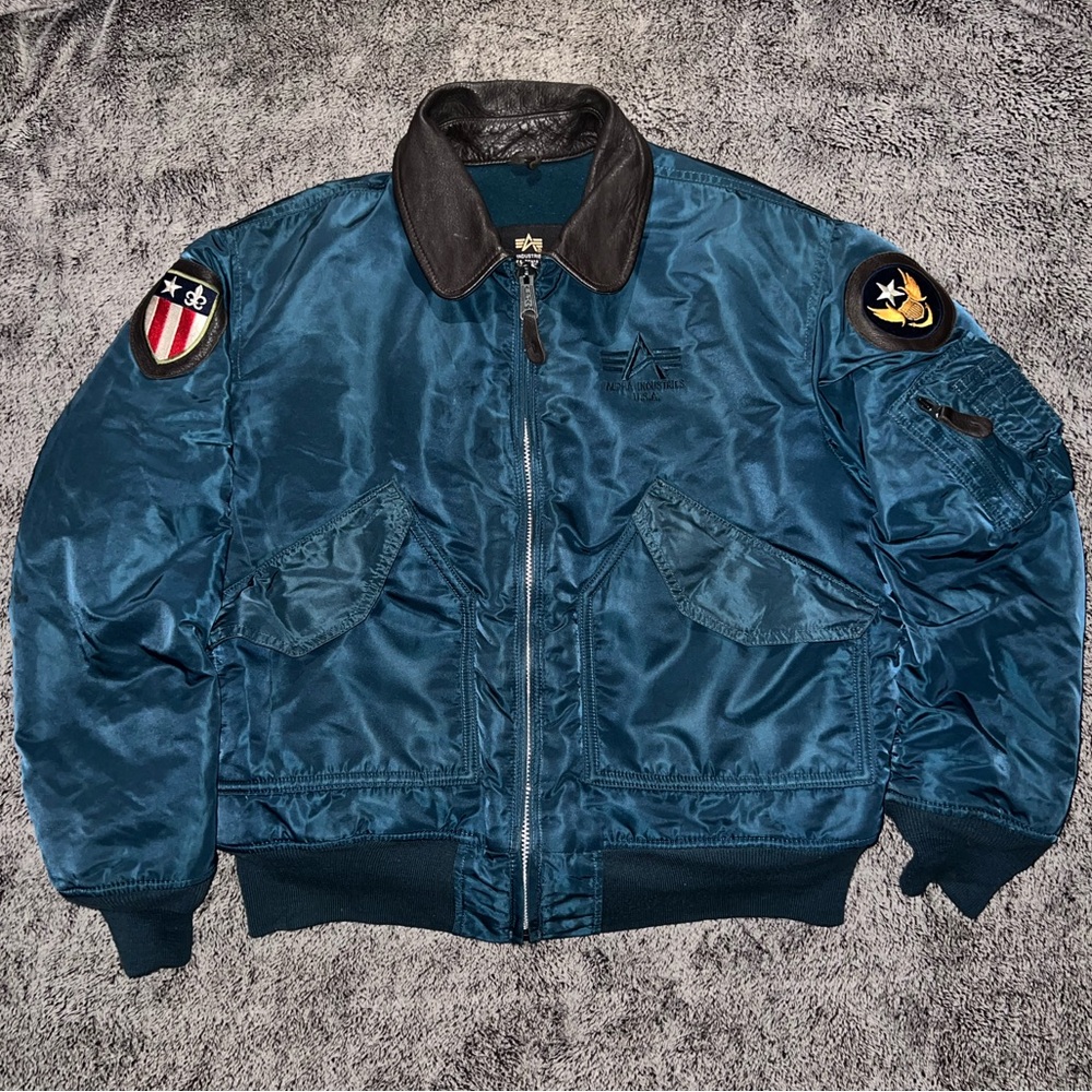 Alpha industries bomber jacket limited edition